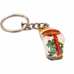 Frog and Mushroom Key Chain