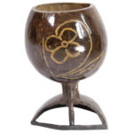 Shy Flower Wine Glass